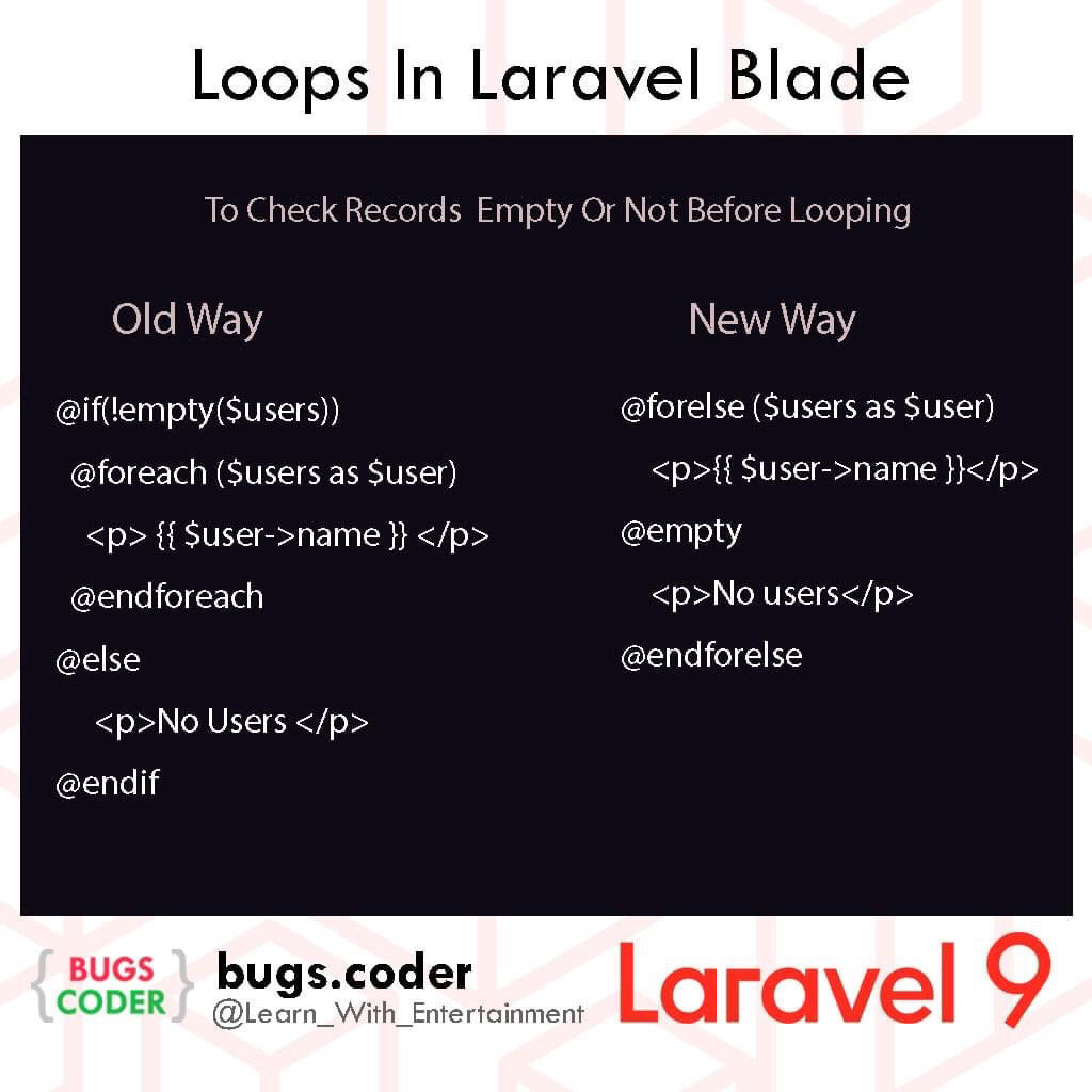 Laravel9 - Loops